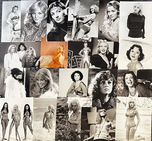 lot 230 image: Collection of 21 Vintage Hollywood Actress Publicity Photos Featuring Glynis Johns, Haley Mills, Ginger Rogers, Julie Christie and more