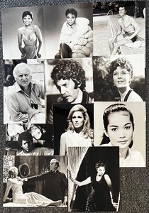 lot 233 image: Set of 11 Vintage Black and White Sci-Fi and Avengers Celebrity Photos