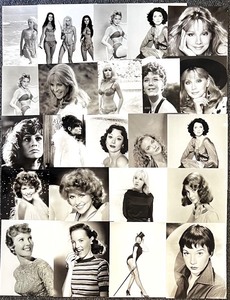 lot 241 image: Collection of 23 Classic Hollywood and TV Actress Glossy Photos Featuring Shirley MacLaine, Shelly Long, Leann Hunley, Stella Stevens an more