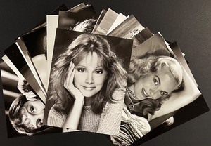 lot 251 image: Collection of Vintage Hollywood Actress Photographs Featuring, Melina Mercouri, Ginger Rogers, Lauren Tewes, Nancy Kwan and more