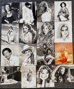 lot 255 image: Vintage Celebrity Publicity Photos Collection Set of 16