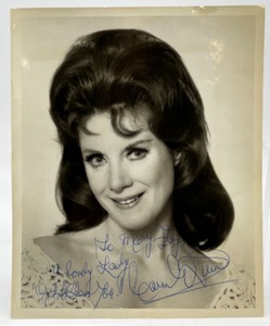 lot 200A image: Carmel Quinn Signed Black and White 8 x 10 Portrait Photograph
