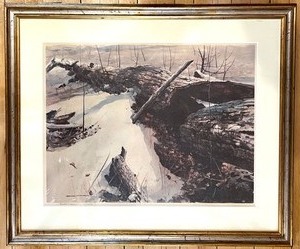 lot 377 image: Gerhard CF Miller Signed and Numbered 210500 Limited Edition Print with Distressed Frame