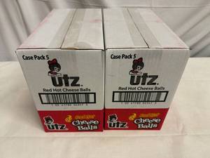 lot 114 image: 2x 5pks Utz Red Hot Cheese Balls