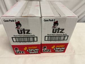 lot 115 image: 2x 5pks Utz Red Hot Cheese Balls