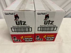 lot 116 image: 2x 5pks Utz Red Hot Cheese Balls