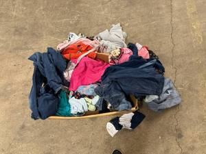 lot 51 image: Large Box of Childrens Clothes baby & Up