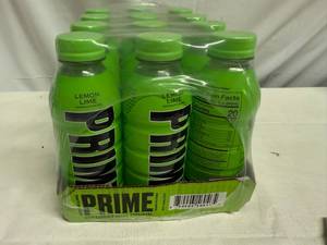lot 82 image: 12x 16oz Prime Hydration-Lemon Lime