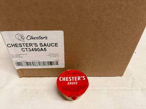 lot 86 image: 100x 1.5oz Chesters Sauce