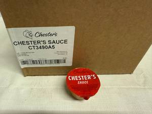 lot 87 image: 100x 1.5oz Chesters Sauce
