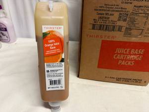 lot 95 image: 3x 1gal 100% Orange Juice Base Concentrate-Shelf Stable