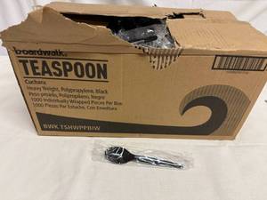 lot 96 image: 1000 Teaspoons Individually Wrapped