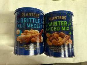 lot 340 image: 2x 1lb 5oz Planters Nuts-See Photo