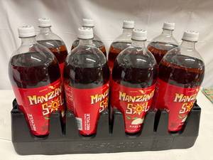 lot 270 image: 8x 2liter Manzanita Sol Apple Soda
