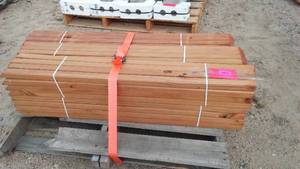 lot 70 image: Brown Treated 2 x 2x 42 in. (6 bundles of 12 ea. )