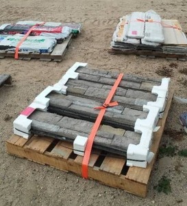 lot 76 image: Misc. Siding, Shingles, Vera Stone (8 panels) and Diamond Kote.
