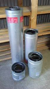 lot 514 image: Hearth and Home Insulated Venting (4pc). Loc I-1
