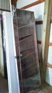 lot 425 image: Bayer Alder Wood Door Pre-hung, Trim, 20 in., RH.
