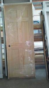 lot 440 image: Bayer6 Panel Pre-hung Pine Interior, 30 in.