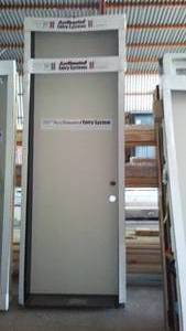 lot 441 image: Bayer Pre-hung 32 x 96 in. Exterior Door.