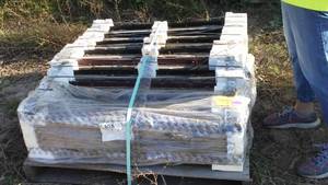 lot 126 image: Ledgestone Plum Creek Verseta Stone (9 bundles).