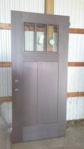 lot 451 image: Masonite Exterior 36 in. Door w Glass.