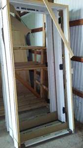 lot 463 image: Bayer White Clad Door Frame, 36 in. LH.