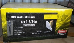 lot 807 image: Grabber Drywall Screws.