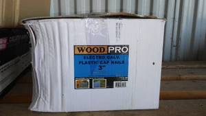 lot 810 image: Wood Pro Galv. Plastic Cap Nails, 3 in.