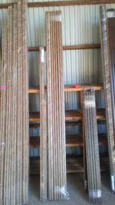 lot 836 image: Bayer Medium Tone Woodgrain Trim Moulding.