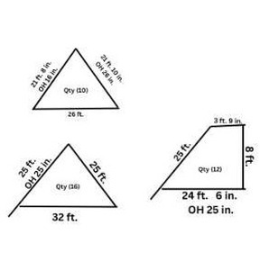 lot 8 image: 2 x 6 Roof Truss.  (38)