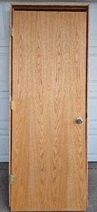 lot 467 image: Oak Pre-hung Hollow Core Door