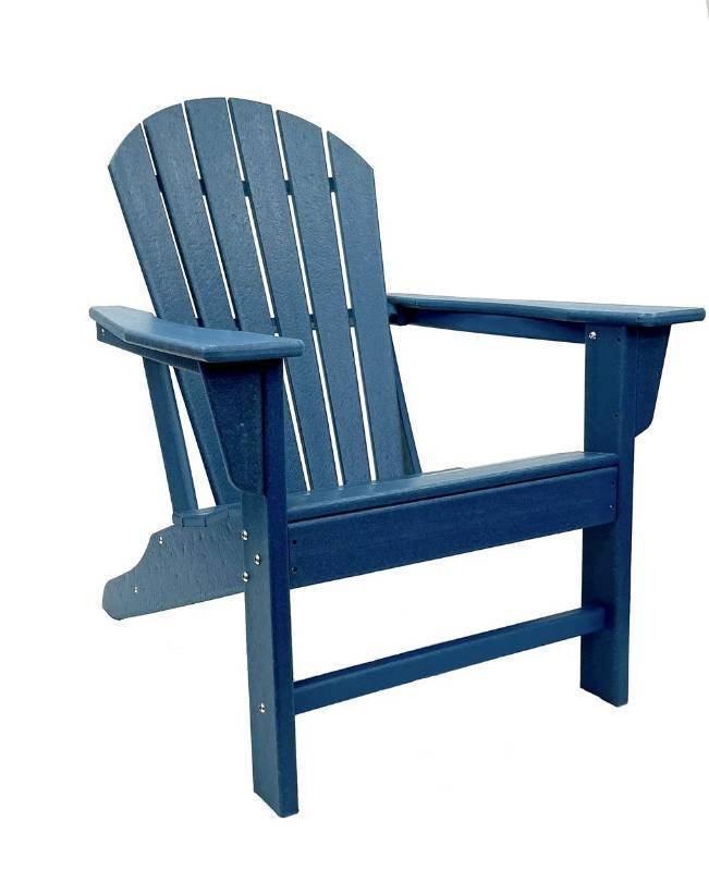 lot 9 image: Adirondack Chair - Classic Polywood  Blue