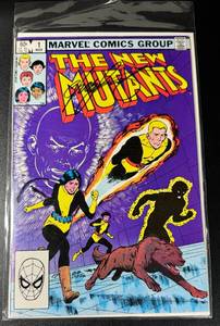 lot 31 image: The New Mutants Vol. 1 No. 1 1983 Comic Book Signed by Writer Chtis Claremont