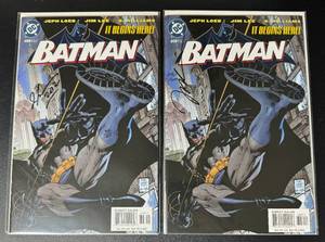 lot 35 image: Batman #608 Dynamic Duo Package 2 Comic Books Signed by Jeph Loeb and Jim Lee