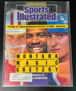 lot 87 image: Wayne Gretzky, Joe Montana, Magic Johnon 1989 Sports Illstrated The Dominated the 80s Magazine