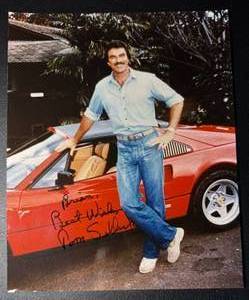lot 44 image: Tom Selleck Signed 8x10 Photo