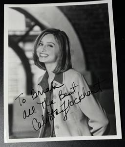 lot 46 image: Calista Flockheart Signed 8x10 Photo