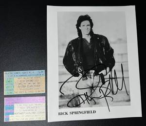 lot 52 image: Rodney Dangerfield Signed Ticket Stub and 8x10 Photo