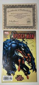 lot 19 image: Spectacular Spider-Man #1 Signed by Paul Jenkins Limited Series Numbered 1499 With COA