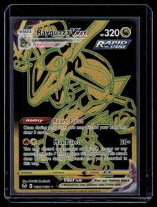 lot 24 image: Rayquaza Vmax Silver Tempest TG2930 Pokemon Card