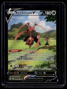 lot 26 image: Krickentune V Silver Tempest TG12TG30 Pokemon Card
