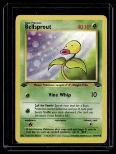 lot 93 image: Bellsprout 1st Edition Pokemon Card #49