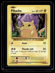 lot 95 image: Pikachu Pokemon Card 2016 #35
