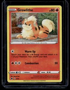 lot 109 image: Growlithe Holo Pokemon Card #4