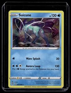 lot 111 image: Suicune Holo Pokemon Card #037