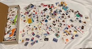 lot 82 image: Stamps - Large Box of Thousands of Unique Stamps
