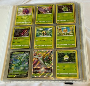 lot 6 image: 165 Pokemon Card Binder - Silver Tempest, Holos, Reverse Holos, and More