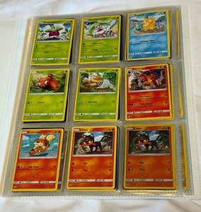 lot 18 image: 70 Pokemon Card Binder - Lots of Pikachu, Sun & Moon