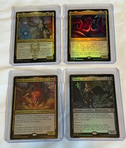 lot 90 image: Magic The Gathering 4 Card Mythic Rare Lot #4